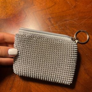 Sparkly Rhinestone Keychain Mini Bag airpod/coin bag